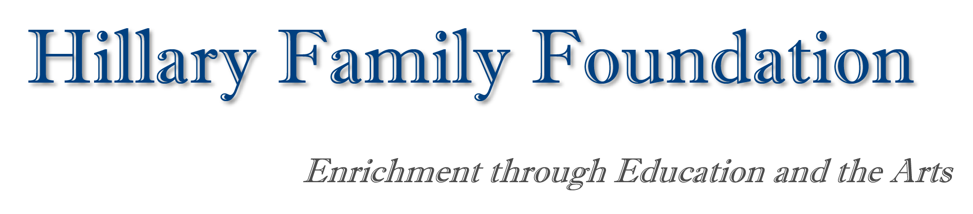 Hillary Family Foundation logo