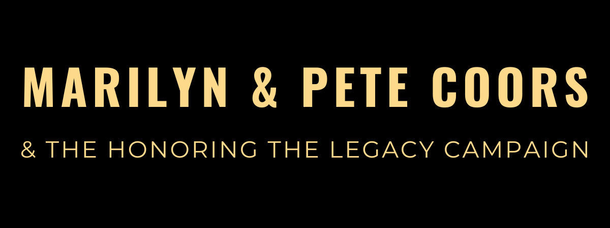 Marilyn & Pete Coors logo