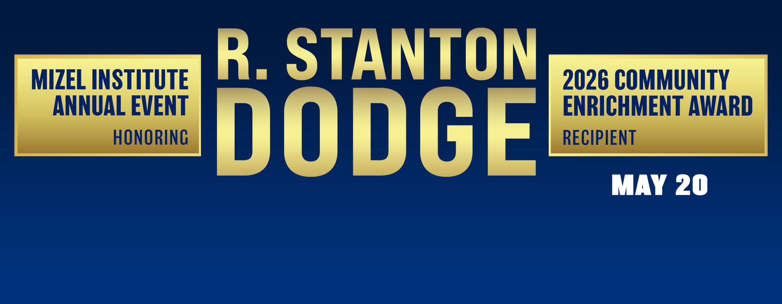 2026 Mizel Institute Annual Event